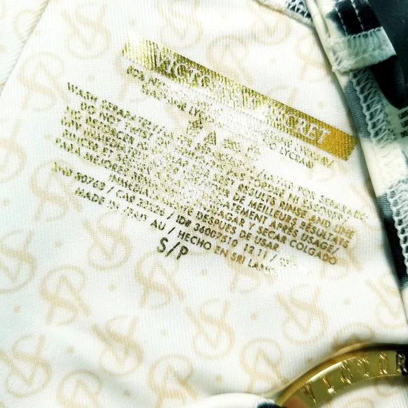 Victoria's Secret Vintage Low Rise Hipster Bandeau Top Two Piece Bikini Set NWT - Picture 13 of 16